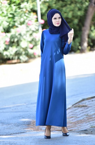 Indigo Hijab Dress 2008-01
