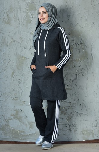 BWEST Hooded Tracksuit 15000-03 Anthracite 15000-03