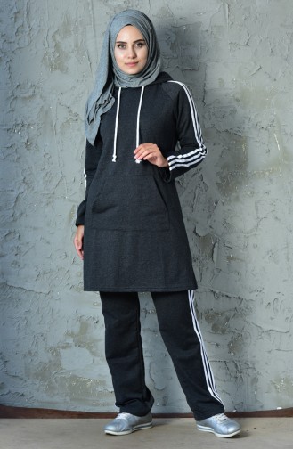 BWEST Hooded Tracksuit 15000-03 Anthracite 15000-03