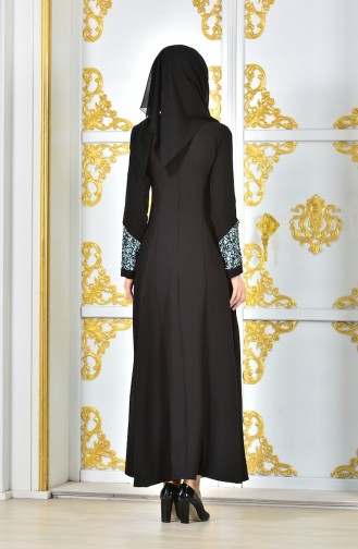 Babyblau Hijab-Abendkleider 4468-06