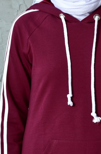 BWEST Hooded Tracksuit 15000-07 Claret Red 15000-07