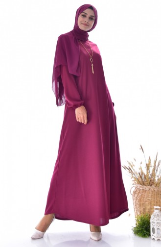 Fuchsia Hijab Dress 2010-07