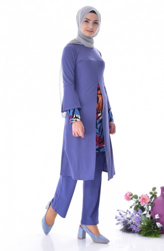 Tunik Pantolon İkili Takım 7002-02 İndigo