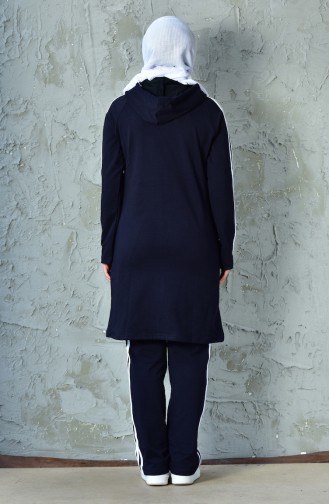 BWEST Hooded Tracksuit 15000-05 Navy Blue 15000-05