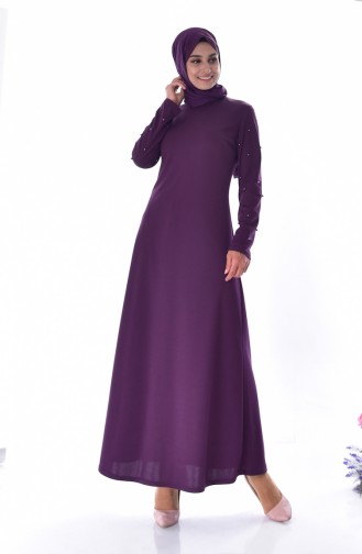 Plum Hijab Dress 2011-05