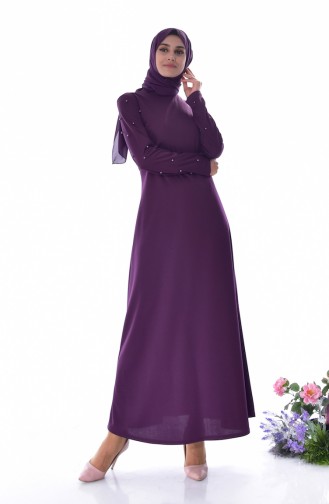 Plum Hijab Dress 2011-05
