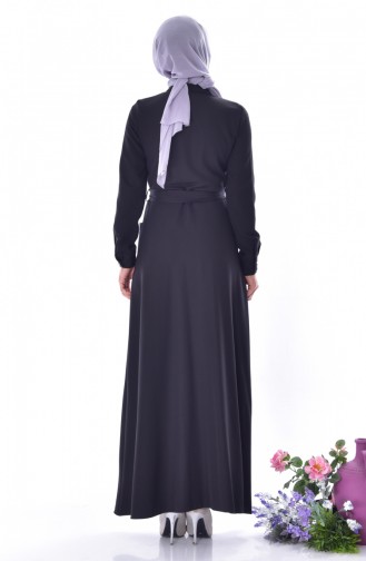 Robe Hijab Noir 81619-06