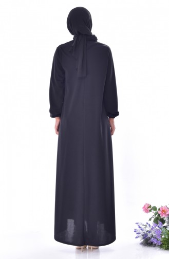 Kolyeli Elbise 2010-10 Siyah