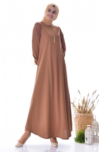 Tan Hijab Dress 2010-03