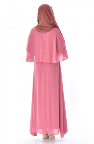 Dusty Rose Hijab Dress 60651-05