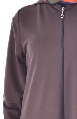 Hooded Abya 0306-02 Khaki 0306-02