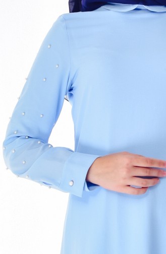 Baby Neckline Pearl Tunic 3150-04 Baby Blue 3150-04