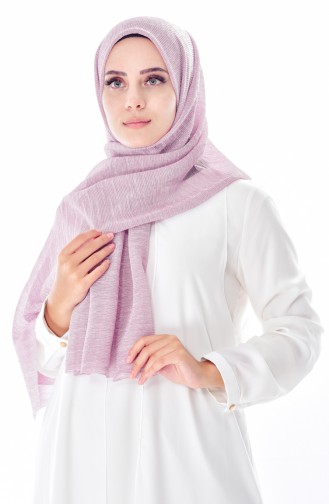 Simli Şal 81026-18 Gül Kurusu