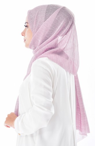 Simli Şal 81026-18 Gül Kurusu
