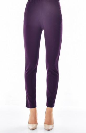 Waist Elastic Pants 1030-05 Purple 1030-05