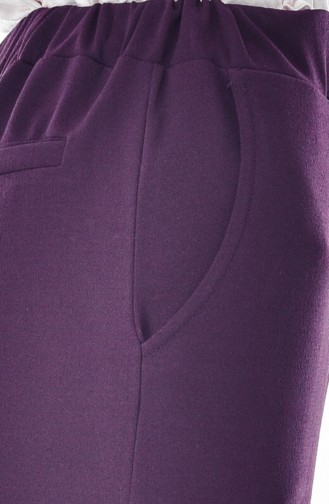 Waist Elastic Pants 1030-05 Purple 1030-05