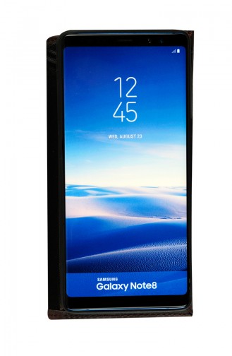 Cüzdanlı Deri Telefon Kılıfı SN8PLDR244 Kahverengi