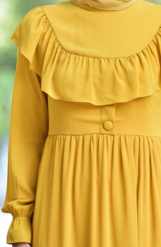 Pleated Dress   60708-01 Yellow 60708-01