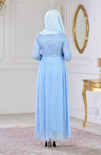 Habillé Hijab Bleu Bébé 60705-05