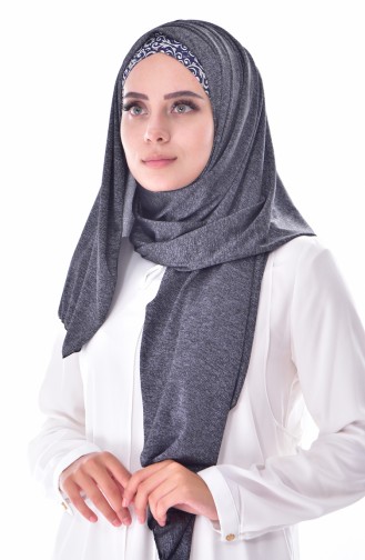 Dark Gray Shawl 131A