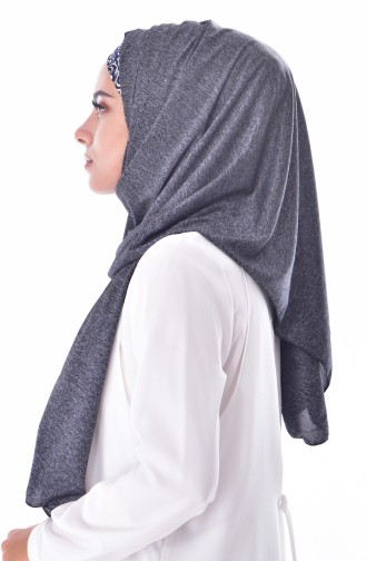 Dark Gray Shawl 131A