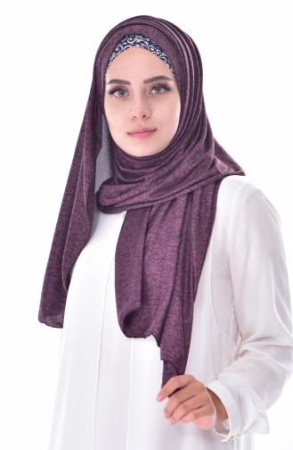 Sefamerve Sedef Combed Shawl SEDEFSF-130A Dark Dried Rose 130A