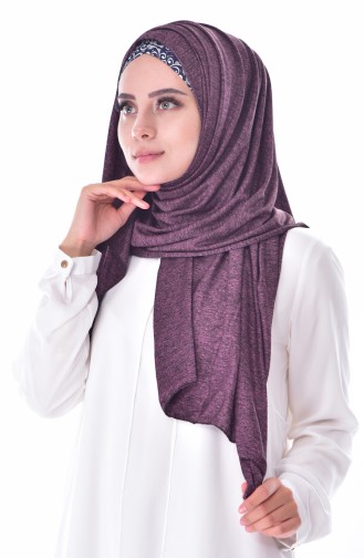 Sefamerve Sedef Combed Shawl SEDEFSF-130A Dark Dried Rose 130A