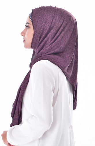 Sefamerve Sedef Combed Shawl SEDEFSF-130A Dark Dried Rose 130A