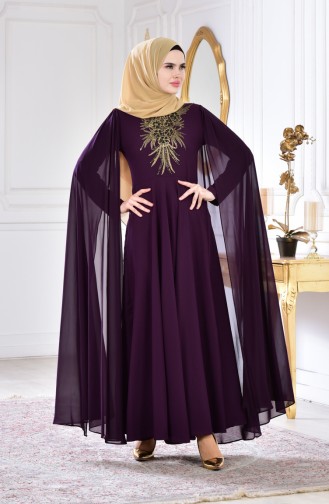 Robe de Soirée 81612-03 Pourpre 81612-03