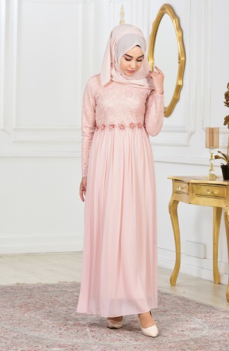 Puder Hijab-Abendkleider 60705-01