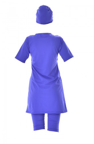 Saxon blue Swimsuit Hijab 290-03