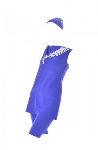 Saxon blue Swimsuit Hijab 309-02