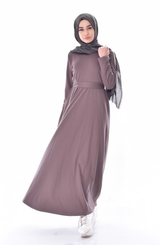 Mink Hijab Dress 2029-01