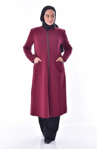 Cape a Fermeture Grande Taille 6068-03 Bordeaux 6068-03