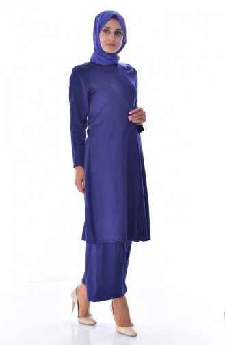 Tunik Pantolon İkili Takım 1255-03 Lacivert 1255-03