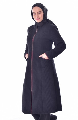 Cape a Fermeture Grande Taille 6068-04 Noir 6068-04