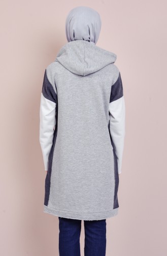 Hooded Sweatshirt 1080-01 Gray 1080-01