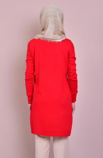 Rot Pullover 9220-10