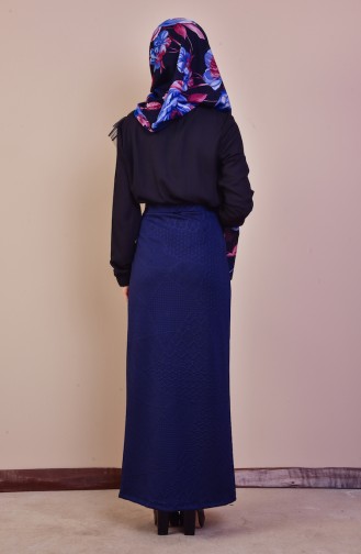 Pencil Skirt 30997-05 Navy Blue 30997-05