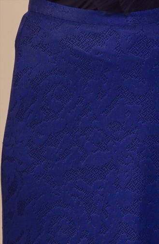 Jupe a Motifs 30998-01 Bleu marine 30998-01