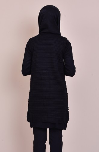 Triko Yelek 7314-01 Siyah