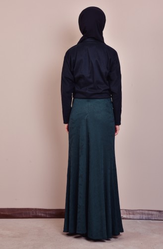 Patterned Skirt 30998-02 Emerald Green 30998-02