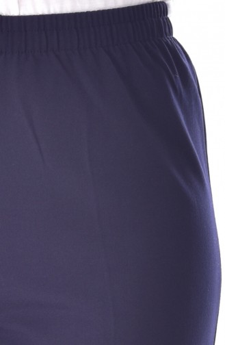 Lastikli Bol Paça Pantolon 2020-04 Lacivert