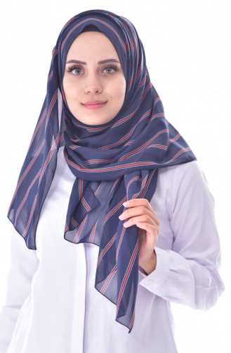 Navy Blue Shawl 50450-01