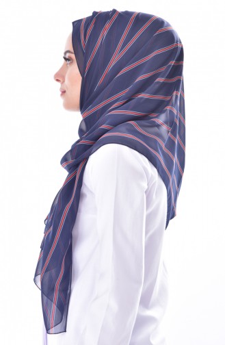 شال أزرق كحلي 50450-01
