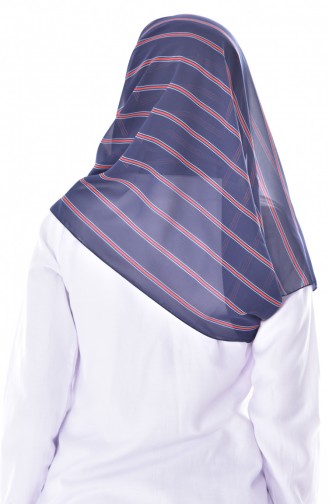 شال أزرق كحلي 50450-01