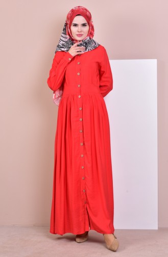 Robe Plissée 81625-01 Corail 81625-01