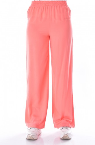 Pantalon Large Taille élastique 41002-03 Rose Bonbons 41002-03