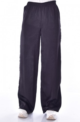 Pantalon Large Taille élastique 41016-04 Noir 41016-04