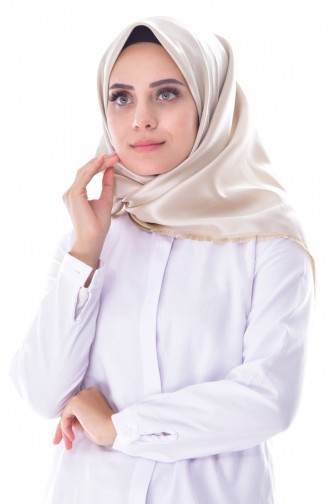 Sefamerve Echarpe intelligente 0003-17 Beige 03-17